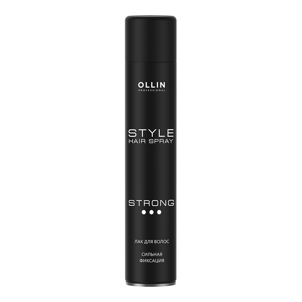 OLLIN STYLE Лак для волос сильной фиксации 500мл