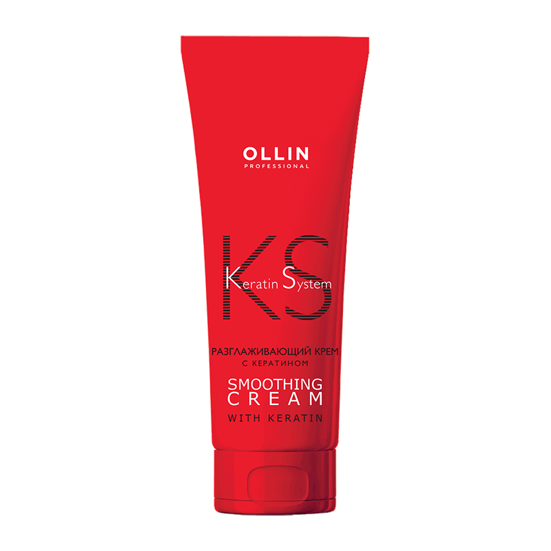 OLLIN Keratin System Разглаживающий крем с кератином 250мл OLLIN Keratin System Разглаживающий крем с кератином 250мл