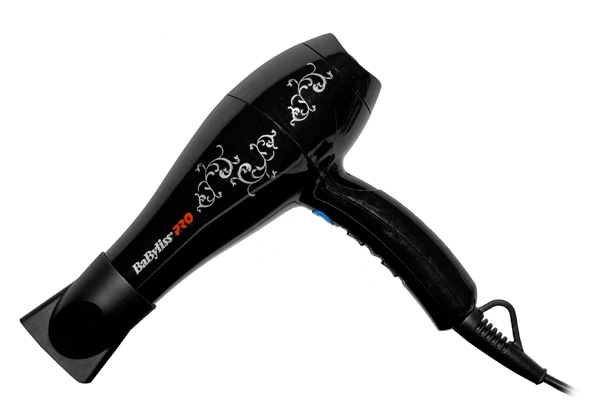 Фен BABYLISS облегченный, черный с рисунком 2000 Вт Фен BABYLISS облегченный, черный с рисунком 2000 Вт
